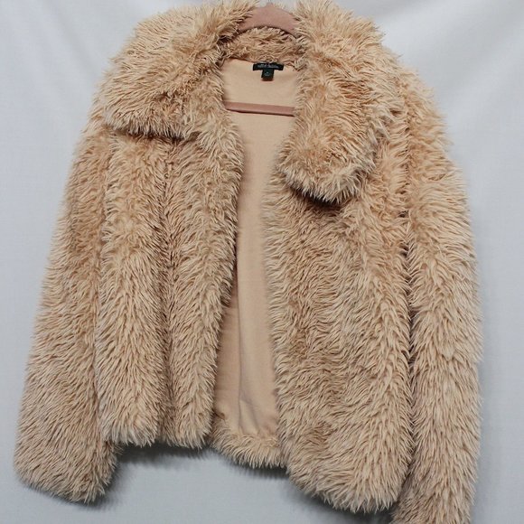 Peach Fur Jacket - Picture 5 of 6